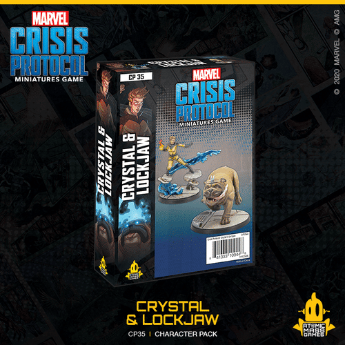 Marvel Crisis Protocol Crystal and Lockjaw image 0